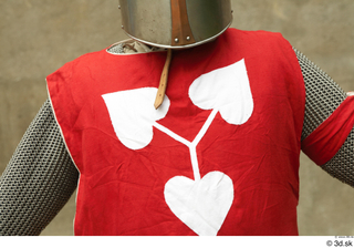  Photos Medieval Knight in mail armor 10 Medieval clothing red gambeson upper body 0002.jpg